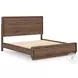 Hollinaze Walnut Brown King Panel Bed
