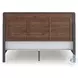 Hollinaze Walnut Brown King Panel Bed