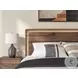 Hollinaze Walnut Brown King Panel Bed