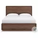 Hollinaze Walnut Brown King Panel Bed