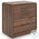 Hollinaze Walnut Brown Panel Bedroom Set