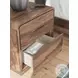 Hollinaze Walnut Brown 2 Drawer Nightstand