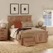 Oak Park Taupe Storage Panel Bedroom Set