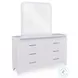 Frostlyn White 6 Drawer Dresser