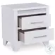 Frostlyn White 2 Drawer Nightstand