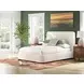 Whittgate Beige Performance Fabric Queen Upholstered Panel Bed