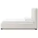 Whittgate Beige Performance Fabric King Upholstered Panel Bed