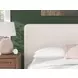 Whittgate Beige Performance Fabric California King Upholstered Panel Bed