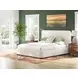 Whittgate Beige Performance Fabric California King Upholstered Panel Bed