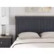 Landocken Dark Slate Blue and Light Brown Queen Panel Headboard
