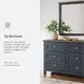 Landocken Brown And Blue Dresser with Mirror