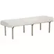 Nuvella Hailey Moon Upholstered 60" Accent Bench