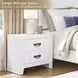 Binterglen White Nightstand