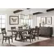 Hearst Gray Upholstered Side Chair Set of 2