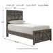 Wynnlow Gray Twin Panel Bed