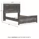 Wynnlow Gray Queen Panel Bed