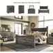 Wynnlow Gray King Upholstered Poster Bed