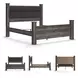Wynnlow Gray King Upholstered Poster Bed