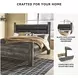 Wynnlow Gray King Upholstered Poster Bed