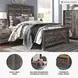Wynnlow Gray Queen Crossbuck Panel Bed