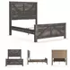 Wynnlow Gray Queen Crossbuck Panel Bed