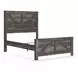 Wynnlow Gray Queen Crossbuck Panel Bed