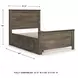 Trinell Brown Full Panel Bed With 2 Storage Drawers