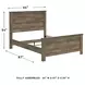 Trinell Brown Queen Panel Bed