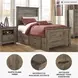 Trinell Brown Twin Panel Bed With 2 Storage Drawers