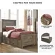Trinell Brown Twin Panel Bed With 2 Storage Drawers
