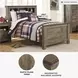 Trinell Brown Twin Bookcase Bed