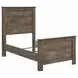 Trinell Brown Twin Panel Bed
