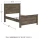 Trinell Brown Full Panel Bed