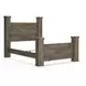 Trinell Brown Queen Poster Bed