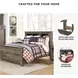 Trinell Brown Full Bookcase Panel Bed