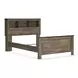 Trinell Brown Full Bookcase Panel Bed