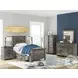 Frandern Gray Dresser with Mirror