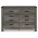 Frandern Black and Gray Youth Panel Bedroom Set