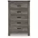 Frandern Black and Gray Youth Panel Bedroom Set