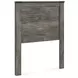 Frandern Rusti Warm Gray Twin Panel Headboard