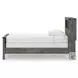 Frandern Gray Twin Bookcase Panel Bed