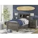 Frandern Rusti Warm Gray Twin Bookcase Headboard