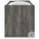 Frandern Gray Twin Loft Bed with Bookcase Storage