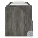 Frandern Gray Twin Loft Bed with Drawer Storage