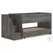Frandern Gray Twin Over Twin Loft Bed