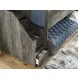 Frandern Gray Twin Over Twin Loft Bed