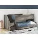 Frandern Gray Twin Over Twin Loft Bed