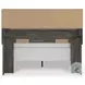 Frandern Gray Full Bookcase Panel Bed