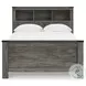 Frandern Gray Full Bookcase Panel Bed