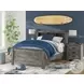 Frandern Gray Full Bookcase Panel Bed